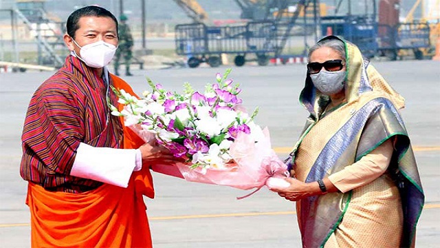 বৈঠকে হাসিনা-শেরিং