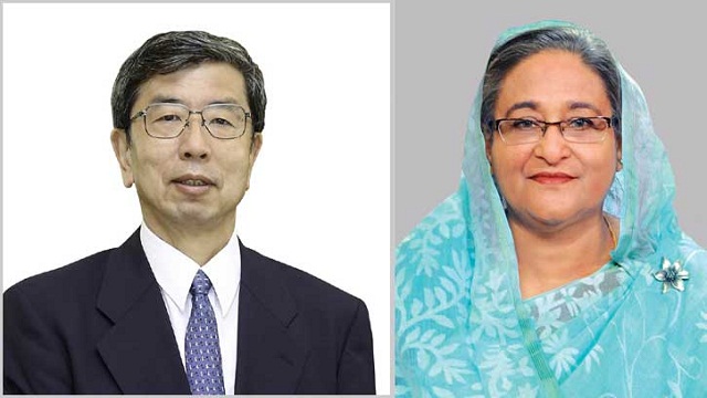 প্রধানমন্ত্রীকে এডিবি প্রেসিডেন্টে তাকেহিকো নাকো অভিনন্দন