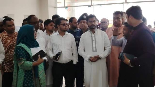 পটুয়াখালী মেডিকেল কলেজ হাসপাতাল পরিদর্শনে নুরুল হক নুর