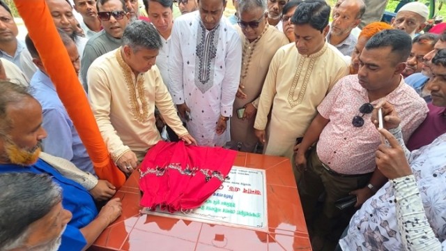 উন্নয়নের জোয়ারে নবীনগর, একদিনে তিন কর্মসূচিতে এমপি আব্দুল মান্নান